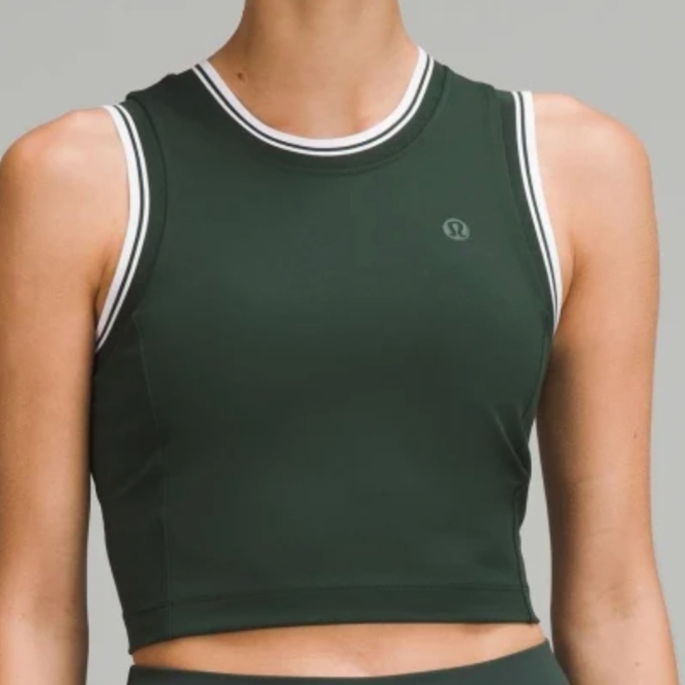 lululemon athletica Women's Legacy Green Cropped Performance Tank